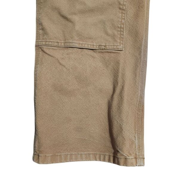 Carhartt Pants Mens 38x30 Brown Double Knee Canvas Carpenter Rugged Flex 103334 - Picture 6 of 14